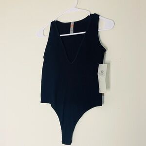 Mono B - Scoop Neck Ribbed Bodysuit